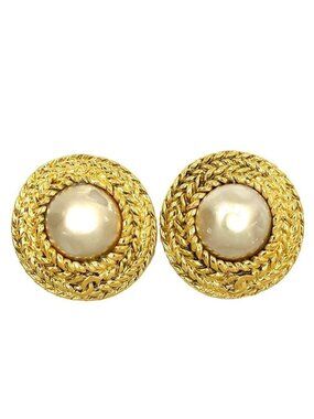 Chanel Chain Design Round Coco Mark Accessories GP